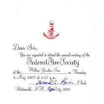 Bavicchi Ephemera Collection, May - June, 2007.